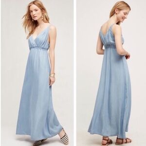 Holding Horses size 2 malpais chambray maxi dress